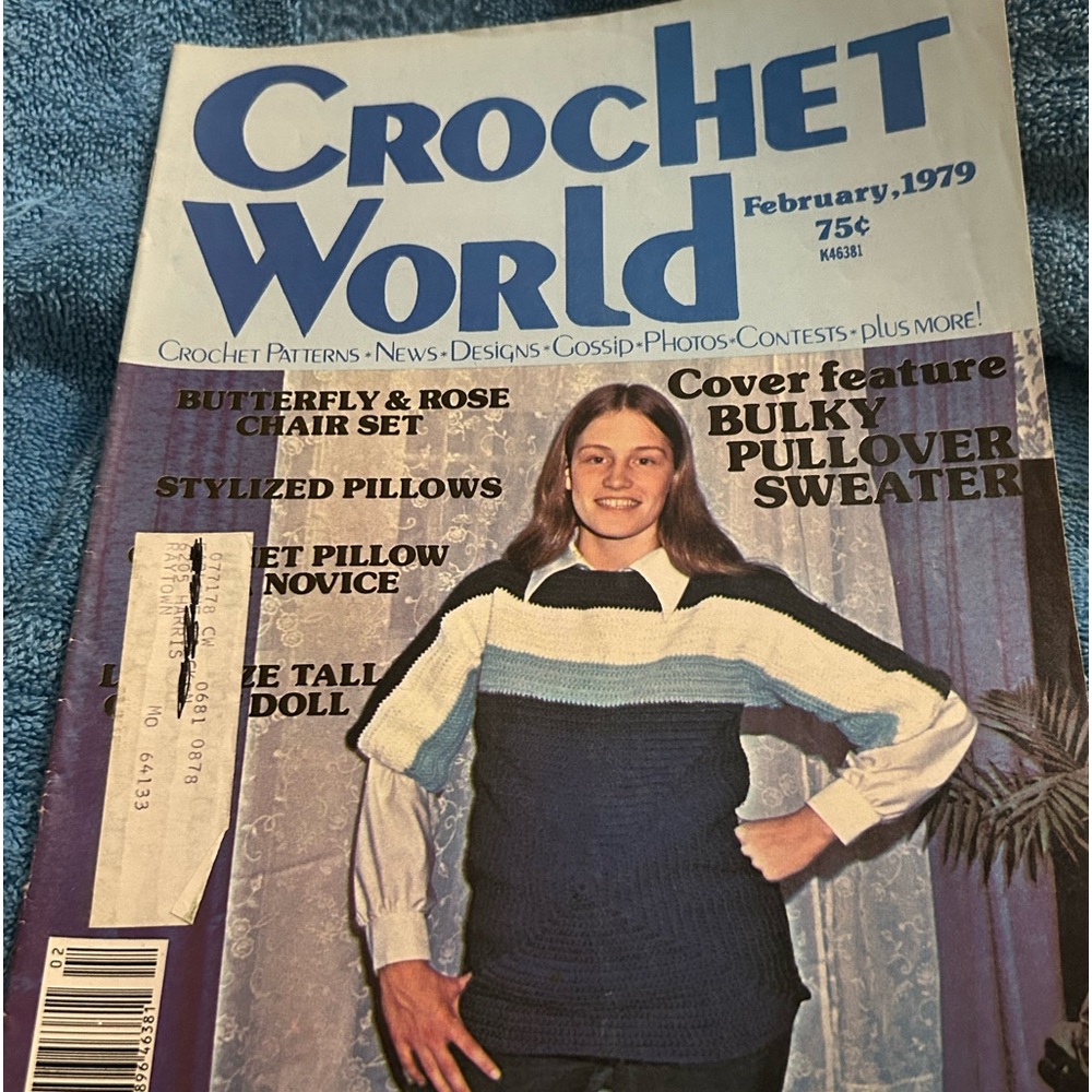 Vintage Crochet World Magazine February 1979